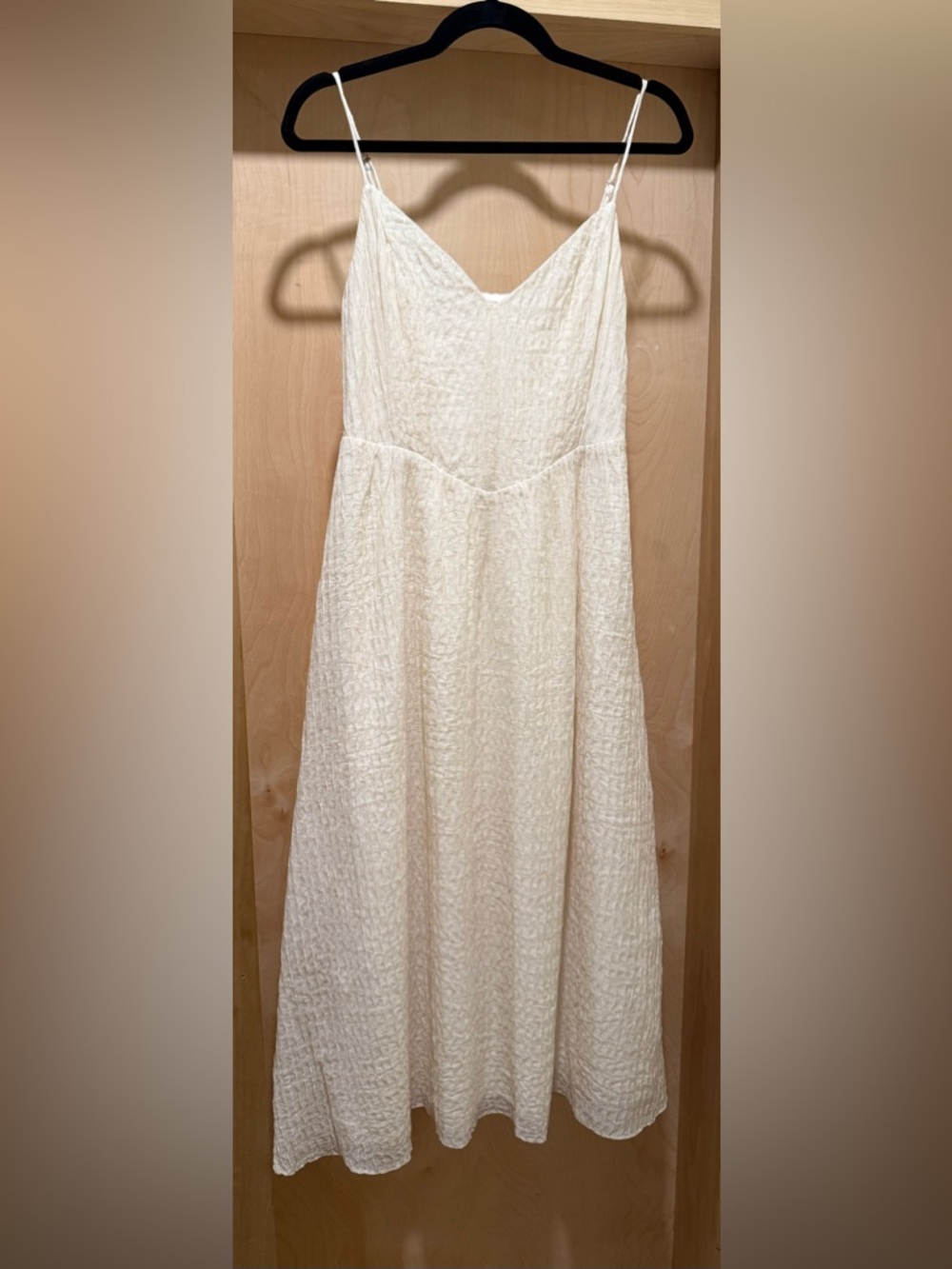 Astr The Label Cream Textured Dress Size Small Great Condition